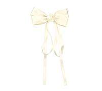 Ribbon Bowknot Hair Clip Women Hairclip Ponytail Holder Elegant Hair Ornament