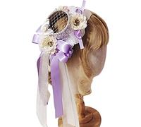 Ribbon Bows Bow Pendant Tea Party Bonnet Cap Hair Clip Gorgeous Tea Party Hat Headwear Cosplay Accessories Vintage Top Hat For Women