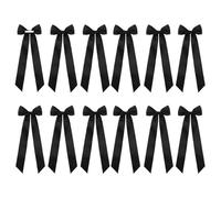 Ribbon Bows Candles - Self-Adhesive, Pre-tied Decoration | Dinner Party Gift Packaging, Candle Holder Ribbon Bows for Dating, Birthday Table Decoration, Romantic Event or Wedding