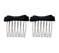 Ribbon Bowtie Hair Comb Sweet Ballet Bowknot Hairpin Styling Comb Pin for Side Korean Headdress Bows