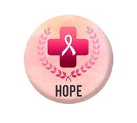 Ribbon Breast Cancer Awareness Pin Official Buttons Badge Ribbon Round Button Pins Pinback Brooch Lapel Theme Decorations Breast Cancer Awareness Party Fundraising Charity Event Accessories