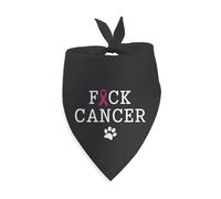 Ribbon Breast Cancer Dog Bandana Breast Cancer Awareness Dog Bandana for Large Medium Small Dogs Photo Prop Pet Scarf Accessories Christmas Puppy Gifts