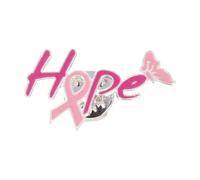 Ribbon Breast Cancers Awareness Brooch Pin Health Campaign Lapel Badge Unique Breastpin Clothes Decoration Accessories Sweater Collar Pin