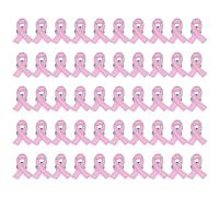 Ribbon Breast Cancers Awareness Lapel Pin Metal Badge Brooch Decorative Buttons for Clothes Awareness Ribbon