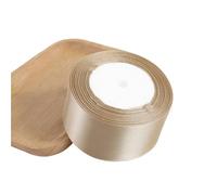 Ribbon Champagne Gold Satin Ribbon Bow Crafts Present Wrap Wedding Sewing Clothing Party DIY Craft Cake Wrapping(5cm)