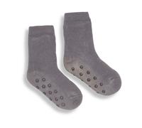 Ribbon Eskimo Style Fleece Socks in Grey | Size: 1-3 Years Ribbon Grey 1-3 Years