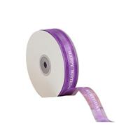 Ribbon for Gift Wrapping 2.5cm 100 Yards Happy Birthday Sheer Organza Ribbon Cake Box Packaging Flowers Decorative Bow DIY Decoration Wedding(Color6)