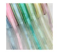 Ribbon Gold SilverLurex Organza Satin Ribbon | 2.2cm 10Y Handmade Craft Gift Floral Packing Cakebox Deco(CH4004 darkgreen)