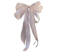 Ribbon Hair Bow Clip French Bowknot Hairpin Thick Thin Hair