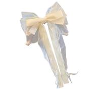 Ribbon Hair Bows, Hair Clip Hair Ribbon Ponytail Holder Accessories, Long Tail Hair Ribbons Ponytail Holder French Barrettes Hair, French Ribbon Hair Pins for Dating, Daily Use, Women Girls