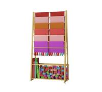 Ribbon Holder Organizer Rack - Freestanding Wrap Display Stand for Commercial Use, Craft Room, and Flower Store - Versatile Ribbon Storage Solution