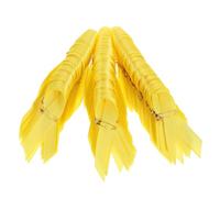 Ribbon Lapel Pin Yellow 50pcs for Satin Childhood Cancer Awareness