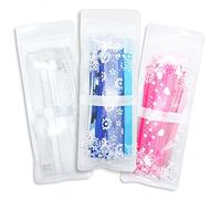 Ribbon Off Cut Bundle - 3 Different Shades - Contains 30 Different 1 Metre Ribbons (3 Shades - Pink Blue White)