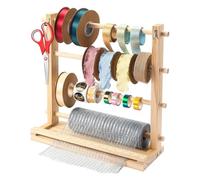 Ribbon Organizer - 40 x 15 x 40cm Display Holder, Washi Tape Organizer | for Ribbon Tape Crochet Roll Scissors Wrapping Paper Sewing Craft Room Florist Doctor Doctor Doctor