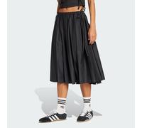 Ribbon Pleated Maxi Skirt