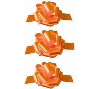 Ribbon Pull Bows Orange 50mm Large Gift Wrap Bows Florist Pull Bows Ribbon for Gift Wrapping Flower Arrangements Gift Baskets Hamper Wedding Cars Party Decorations 20 Pieces