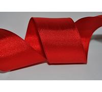 RIBBON QUEEN 1.5" Simple Red Satin Wire Wired edge Ribbon 3m Christmas Parties gifts etc