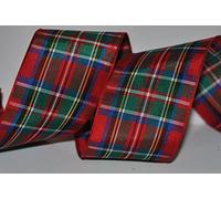 Ribbon Queen Christmas Stewart Tartan 1" /25mm Ribbon 2M