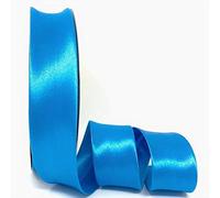 Ribbon Queen Duchess Satin Bias Binding Tape for Sewing, Seaming, Stitching, Piping, Hemming, Quilting, Patching, Outfits and Crafts - 30mm Professional Quality. (Turquoise, 5M X 30MM)