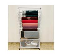 Ribbon rack,Wrapping Paper Storage Rack, Ribbon Organizer, Double-Sided Wrapping Craft Ribbon Storage Shelf for Craft Room Cake Shop Flower Store,White 85x30x140cm