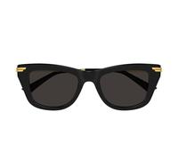 Ribbon Rectangular Sunglasses - unisex - Bottega Veneta - Sunglasses - Black - 50 MM - Accessories 50 MM
