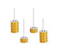 Ribbon Reel Holder, Large Capacity Clear Acrylic Display Shelf 4 Pieces, Tape Organizer for Sewing and Crafts, for Crafts, Wrapping, Sewing and Shops