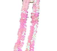 Ribbon Sequin Lace Fabric Elastic Band for Laces Trims Stetch Tape Clothing Trimming Ribbon DIY Accessories(Color19,2cm-2Meters)