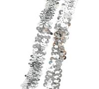 Ribbon Sequin Lace Fabric Elastic Band for Laces Trims Stetch Tape Clothing Trimming Ribbon DIY Accessories(Color3,2cm-5Meters)