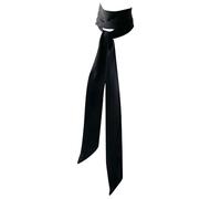 Ribbon Silk Scarf For Women Hand Tied Neck Scarf French Neckwear For Women Party Hairband Fashion Ribbon Headband Plain Hair Tie Girl