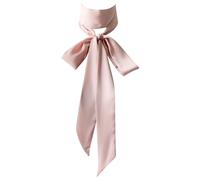 Ribbon Silk Scarf For Women Hand Tied Neck Scarf French Neckwear For Women Party Hairband Fashion Ribbon Headband Plain Hair Tie Girl