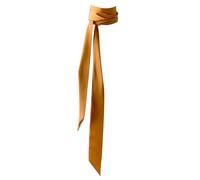 Ribbon Silk Scarf For Women Hand Tied Neck Scarf French Neckwear For Women Party Hairband Fashion Ribbon Headband Plain Hair Tie Girl
