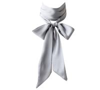 Ribbon Silk Scarf For Women Hand Tied Neck Scarf French Neckwear For Women Party Hairband Fashion Ribbon Headband Silk Scrunchies