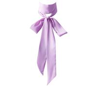 Ribbon Silk Scarf For Women Hand Tied Neck Scarf French Neckwear For Women Party Hairband Fashion Ribbon Headband Plain Hair Tie Girl