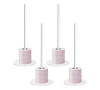 Ribbon Spool Holder | 4 Pieces Space-Saving Large Capacity Exhibition Shelf - Organizer Spool Holder for Wire and Ribbon, for Shops, Crafts, Packaging, Home, Florist