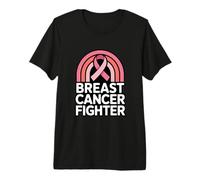 Ribbon Warrior Breast Cancer Fighter Premium T-Shirt
