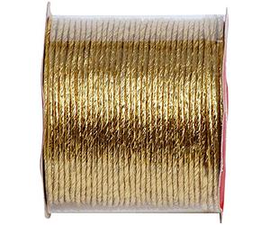 RIBBON WRITER Gold metallic paper covered wire 2mm x 1 Metre cut from Roll