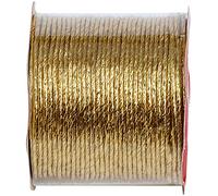 RIBBON WRITER Gold metallic paper covered wire 2mm x 20 Metre Roll