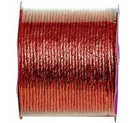RIBBON WRITER Red metallic paper covered wire 2mm x 20 Metre Roll