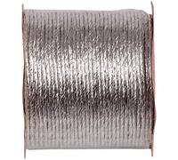 RIBBON WRITER Silver metallic paper covered wire 2mm x 1 Metre cut from Roll