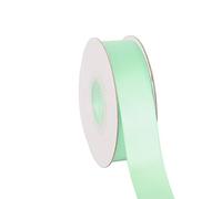 Ribbonitlux 25mm Wide Double Face Satin Ribbon 22 Meters (530-Mint, Set for Gift Wrapping, Party Decor, Sewing Applications, Wedding and Craft