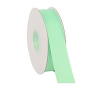 Ribbonitlux 25mm Wide Solid Grosgrain Ribbon 22 Meters (530-Mint, Set for Gift Wrapping, Party Decor, Sewing Applications, Wedding and Craft
