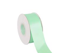 Ribbonitlux 38mm Wide Double Face Satin Ribbon 22 Meters (530-Mint, Set for Gift Wrapping, Party Decor, Sewing Applications, Wedding and Craft