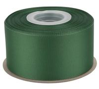 Ribbonitlux Grosgrain Ribbon 50mm x 22.5M - Premium Polyester Craft Ribbon for Hair Bows, Gift Wrapping, Weddings & DIY - Solid Forest Green(#587) - 1 Roll