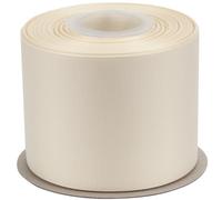 Ribbonitlux Grosgrain Ribbon 75mm x 22.5M - Premium Polyester Craft Ribbon for Hair Bows, Gift Wrapping, Weddings & DIY - Solid Ivory(#810) - 1 Roll