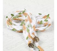 Ribbonlic Handfasting Cord Wedding Lasso Rope with Pendants Lazos para Boda Wedding Cord Traditional Celtic Pattern Rustic Lasso for Ceremony Lazo para Boda Bridal Gift(Green)