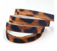 Ribbons 5yards Printed Leopard Velvet Ribbon DIY Hair Bow Tie Collar Hand Craft Materia I-181109-189-I-181109-190