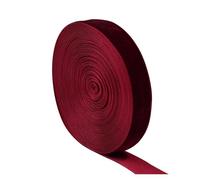 Ribbons for Crafting 5-10yards 1-2.5cm Velvet Satin Ribbon Multicolor Webbing for DIY Bows Craft Gifts Wrapping Wedding Party Decor Sewing Supplies(Wine red,Width 2cm-10 Yards)