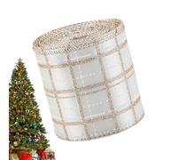 Ribbons for Crafts | 6.5 Ft Strap Ornament | Champagne Color Craft Ribbon - for Holiday Present Tree Decor Bow Wreath Flower Bouquet Wedding