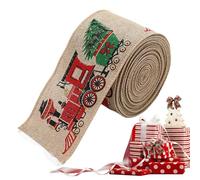 Ribbons for Crafts,Holiday Wreath Wired Ribbon - Decorative Bow Accessories Farmhouse Decor, Snowflake Plaid Snowman Vehicle Christmas Ribbon for Handmade Weaving