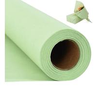 RIBBOOO 15 Inch X 32ft Sage Green Wrapping Papper, Kraft Wrapping Paper for Gift Wrapping Flower Bouquet Packing Birthday Christmas Mother's Day Wedding Valentine's Day Decor